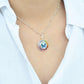 18K Gold Butterfly Rainbow Pendant - Vaibhav Dhadda Jewellery