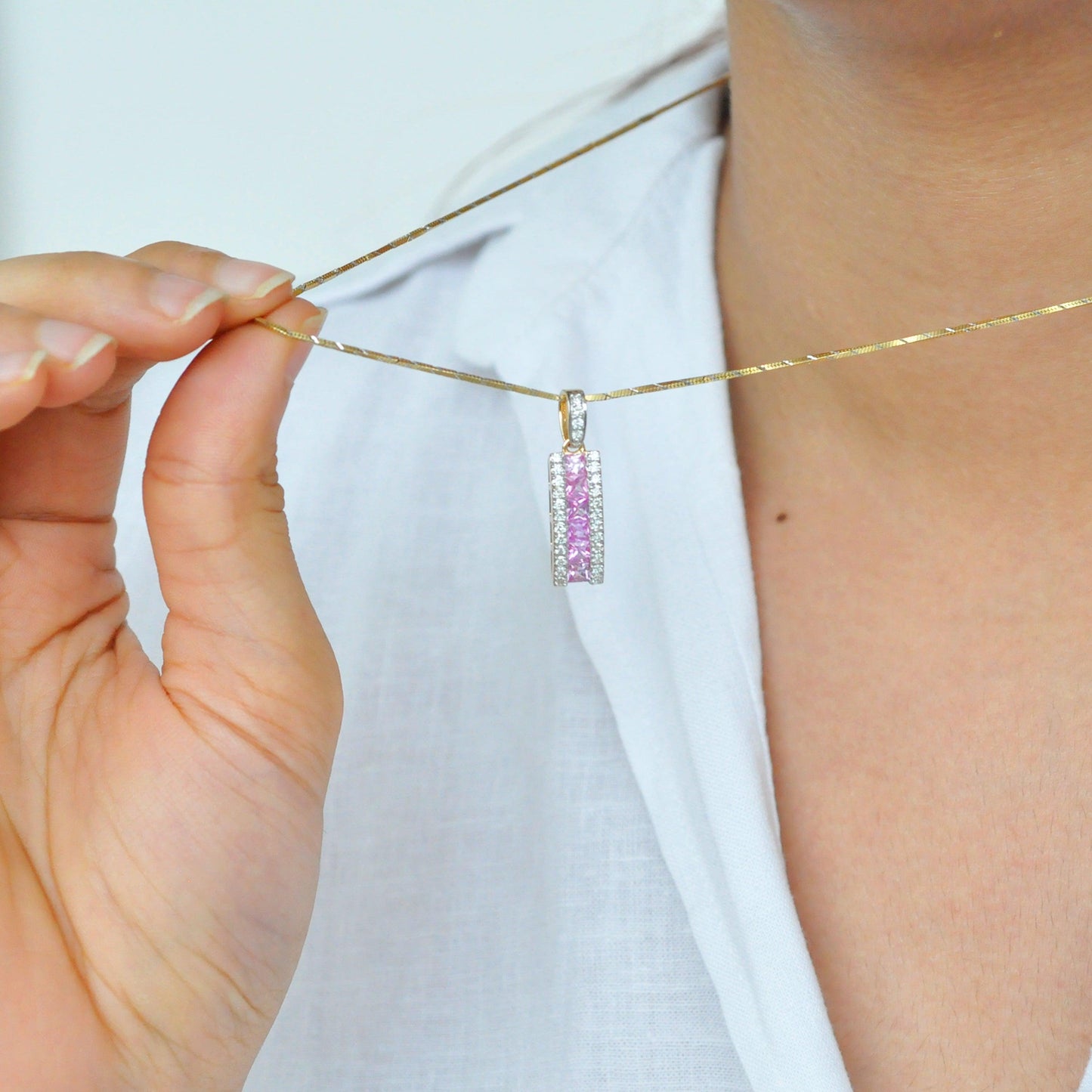 how to wear pink sapphire gemstone jewelry