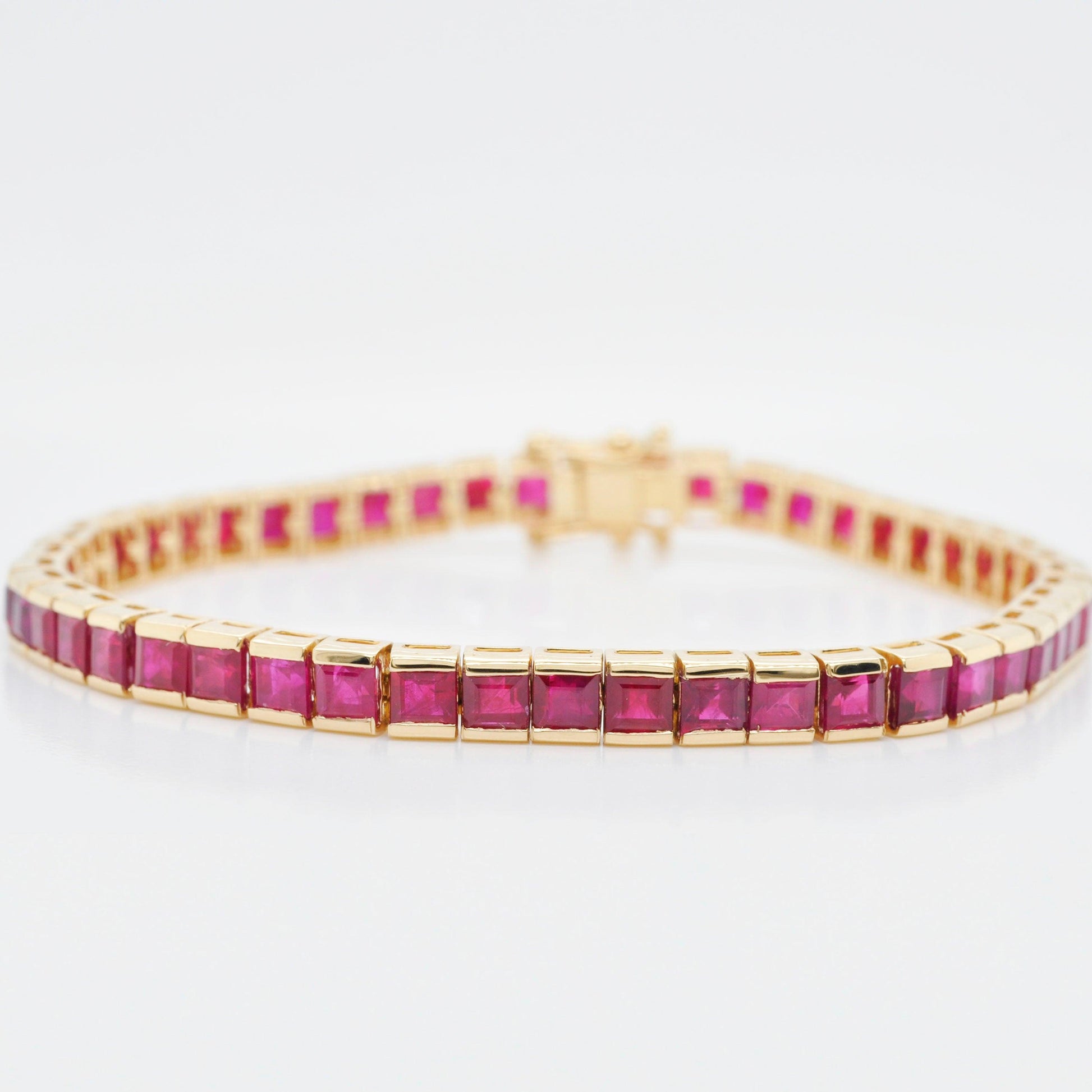 ruby link bracelet