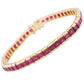 Mozambique Ruby Tennis Bracelet